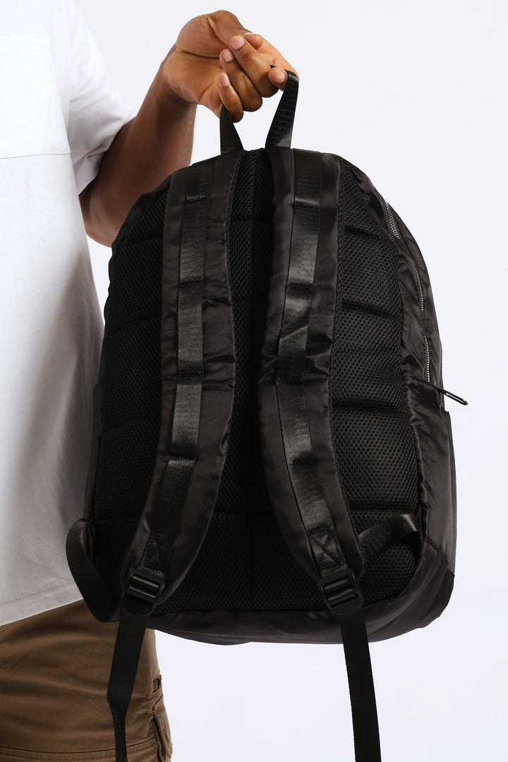 Zipped Backpack - Black