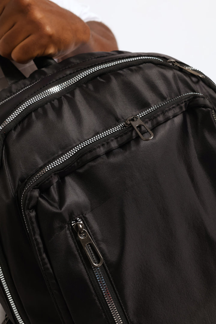 Zipped Backpack - Black