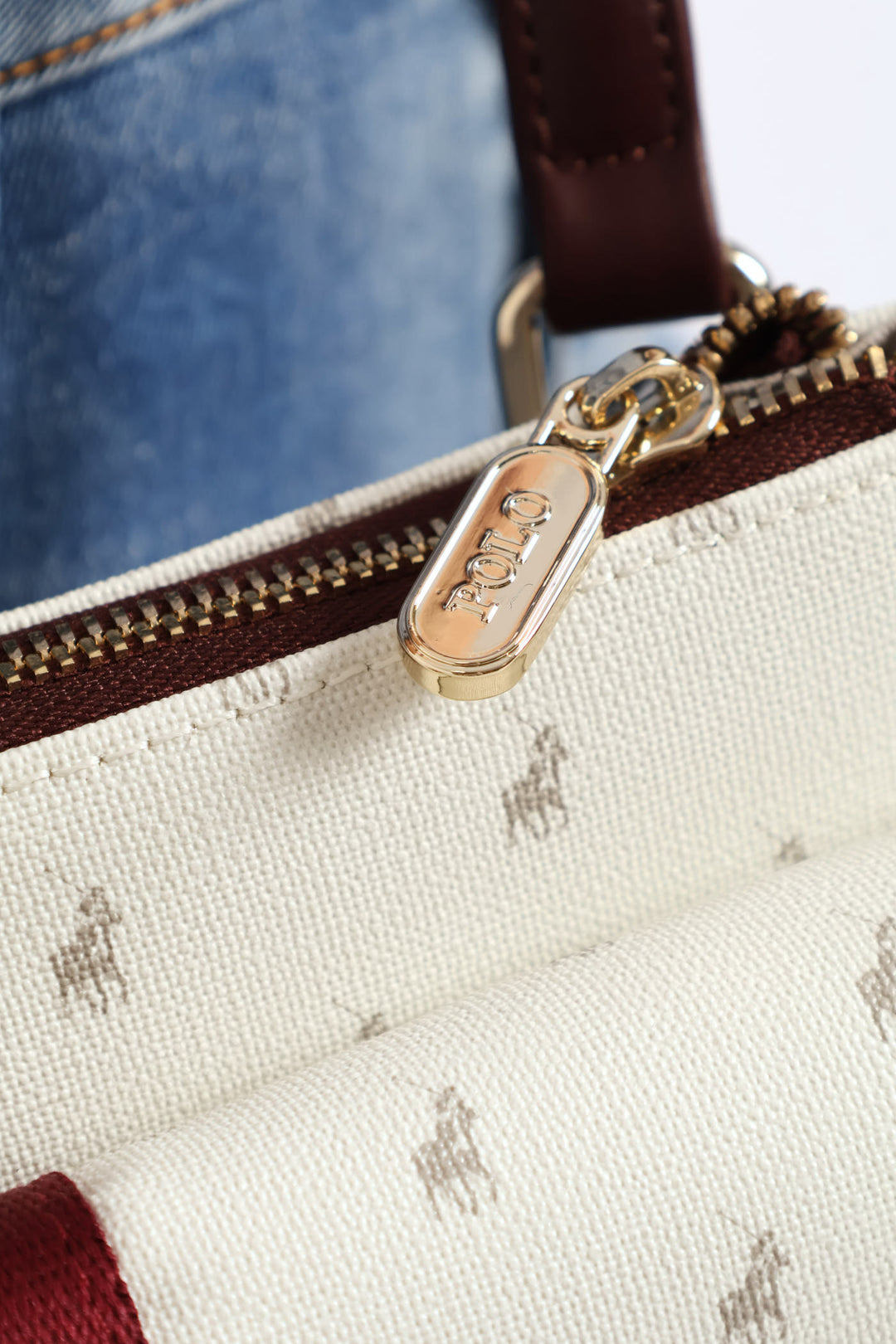 Oxford Double Pocket Sling Bag - Grey