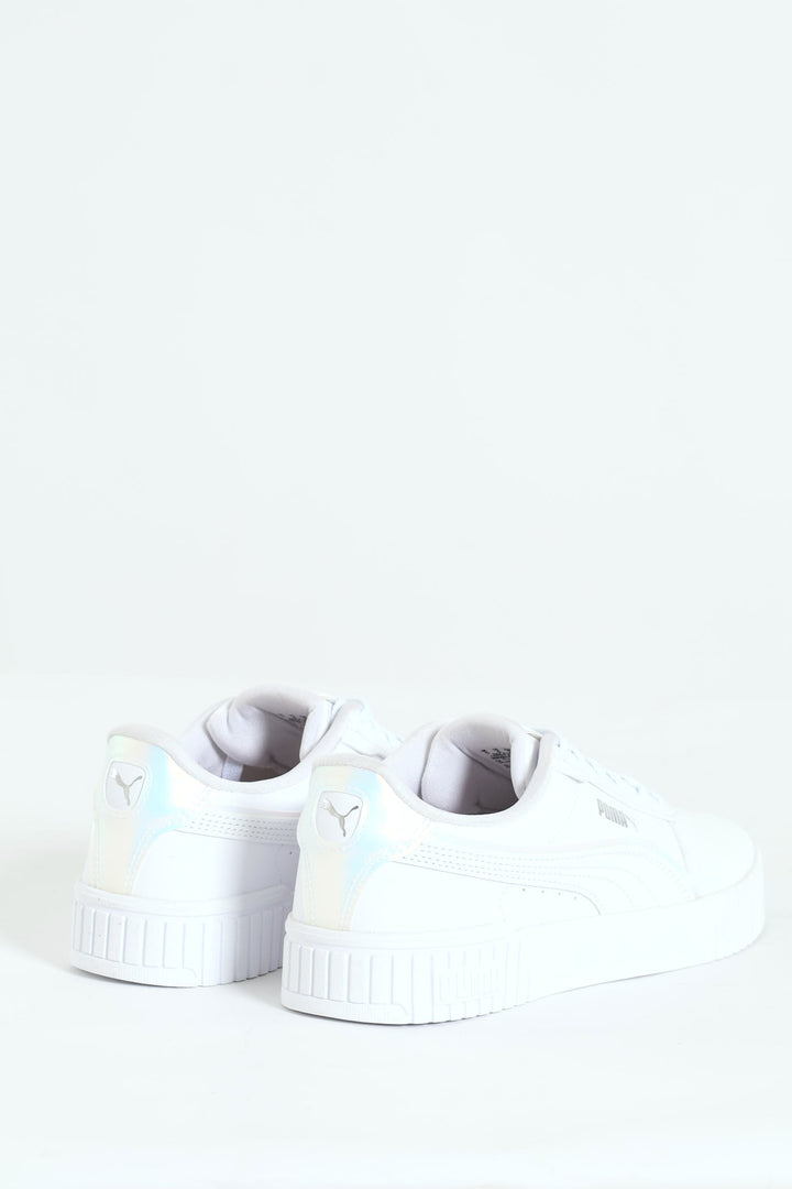 Girls Carina Holo Sneaker - White