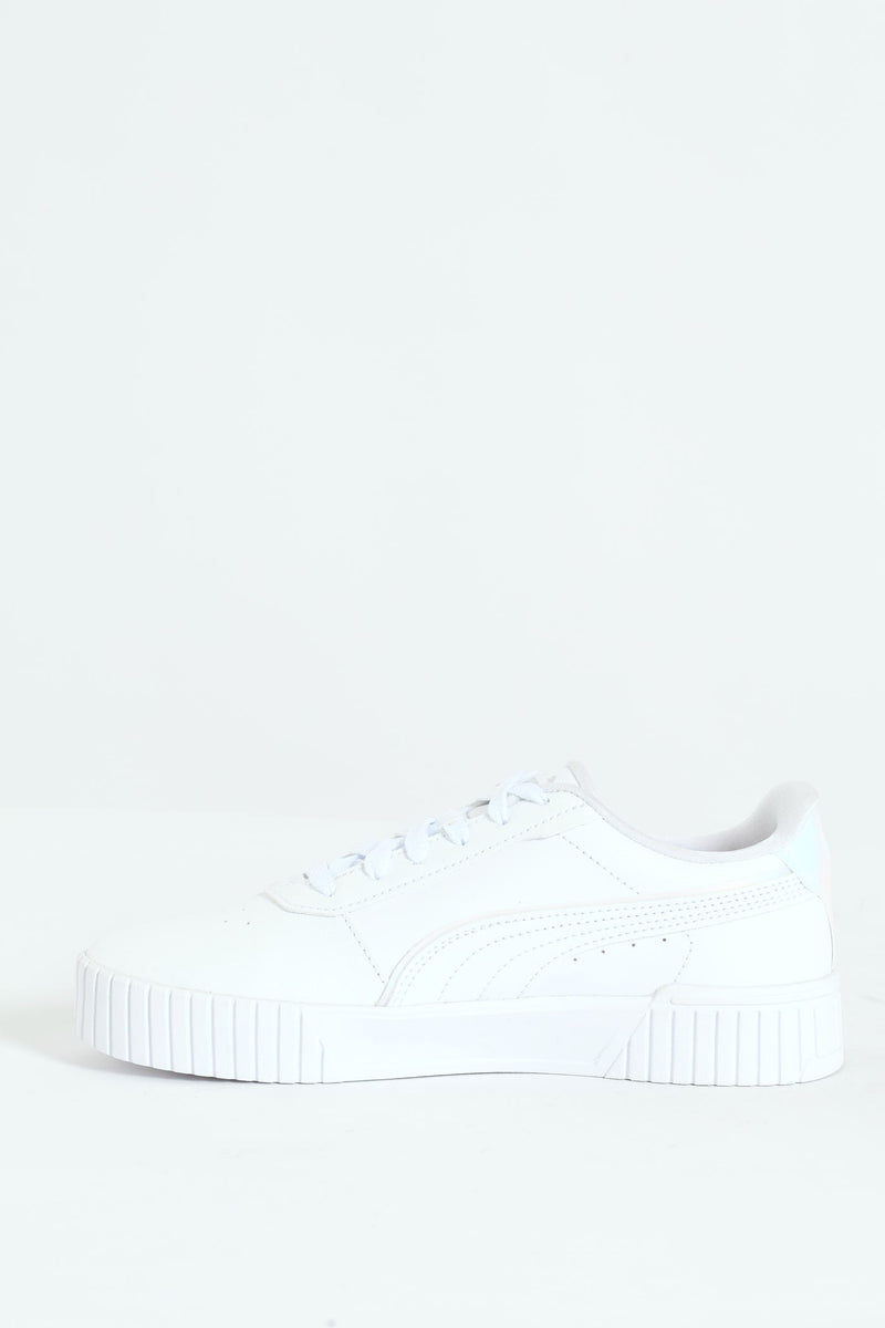 Girls Carina Holo Sneaker - White