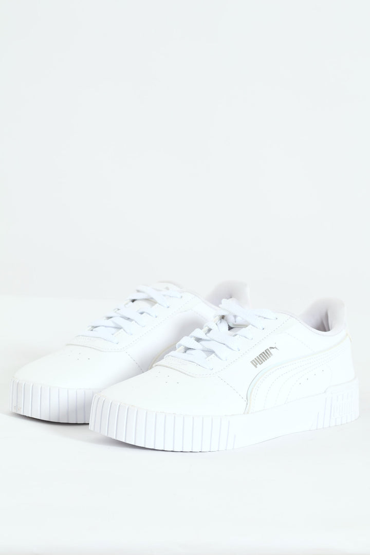Girls Carina Holo Sneaker - White