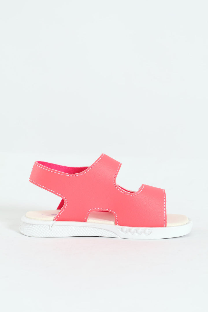 Pre-Girls Crony Electric Blush Sandals - Cerise
