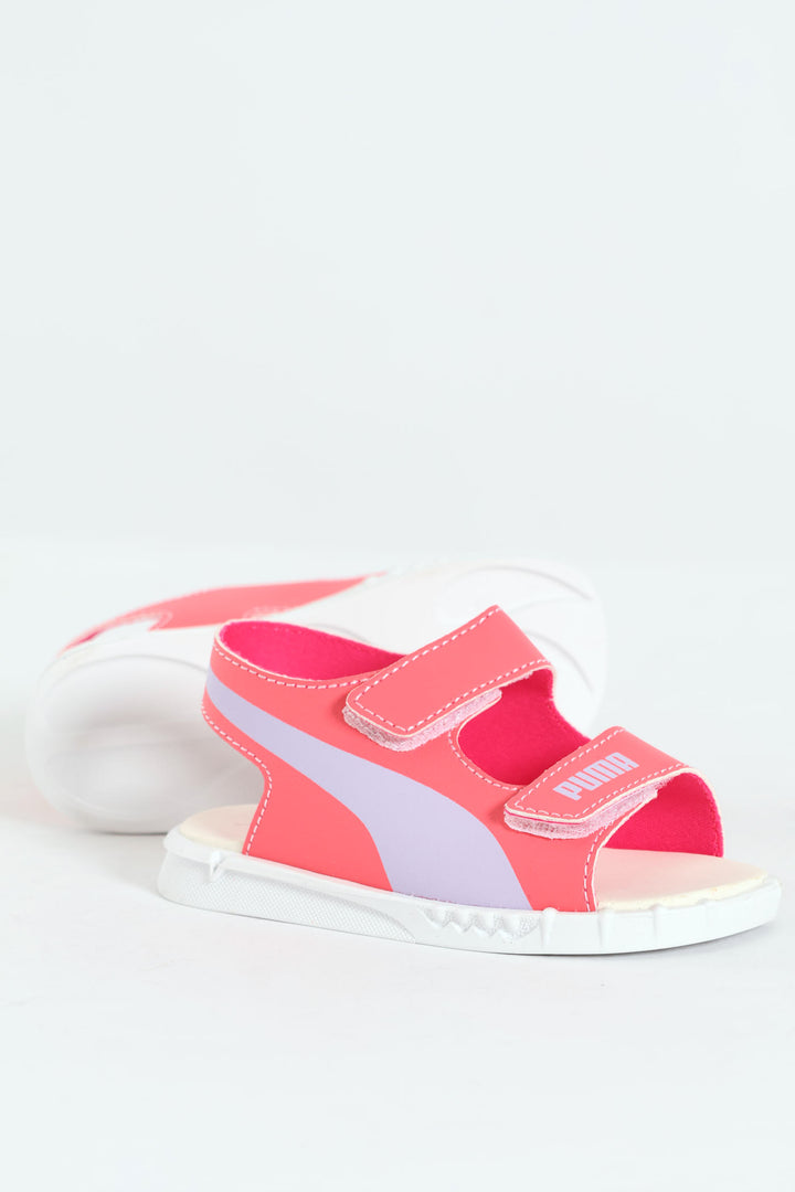 Pre-Girls Crony Electric Blush Sandals - Cerise