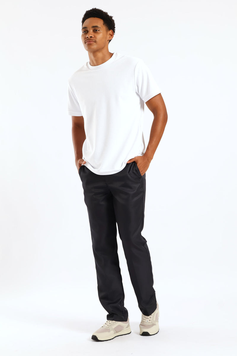 Smart Jacquard Tee - White