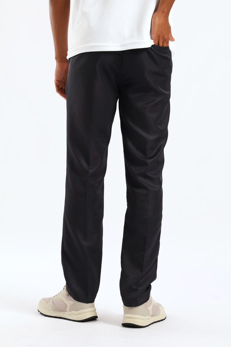 Half Elasticated Chino Trouser - Charcoal