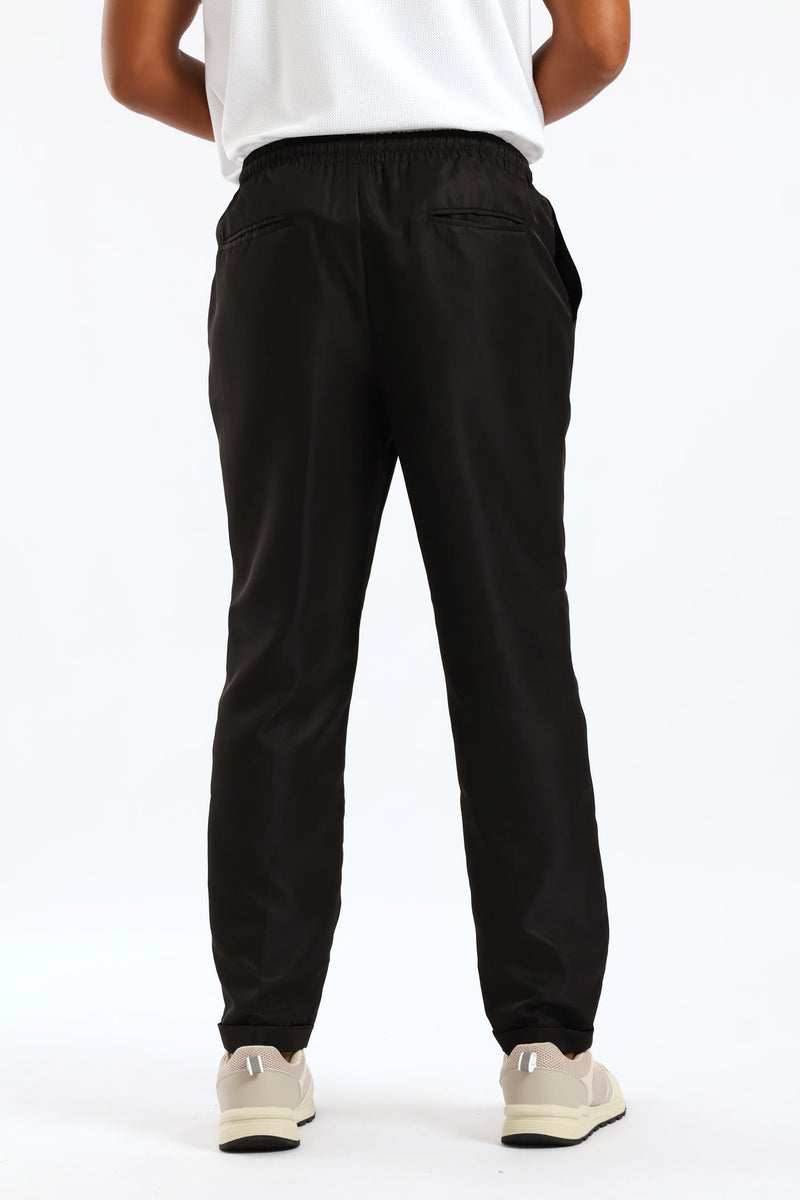 Full Elasticated Pull On Trouser - Black