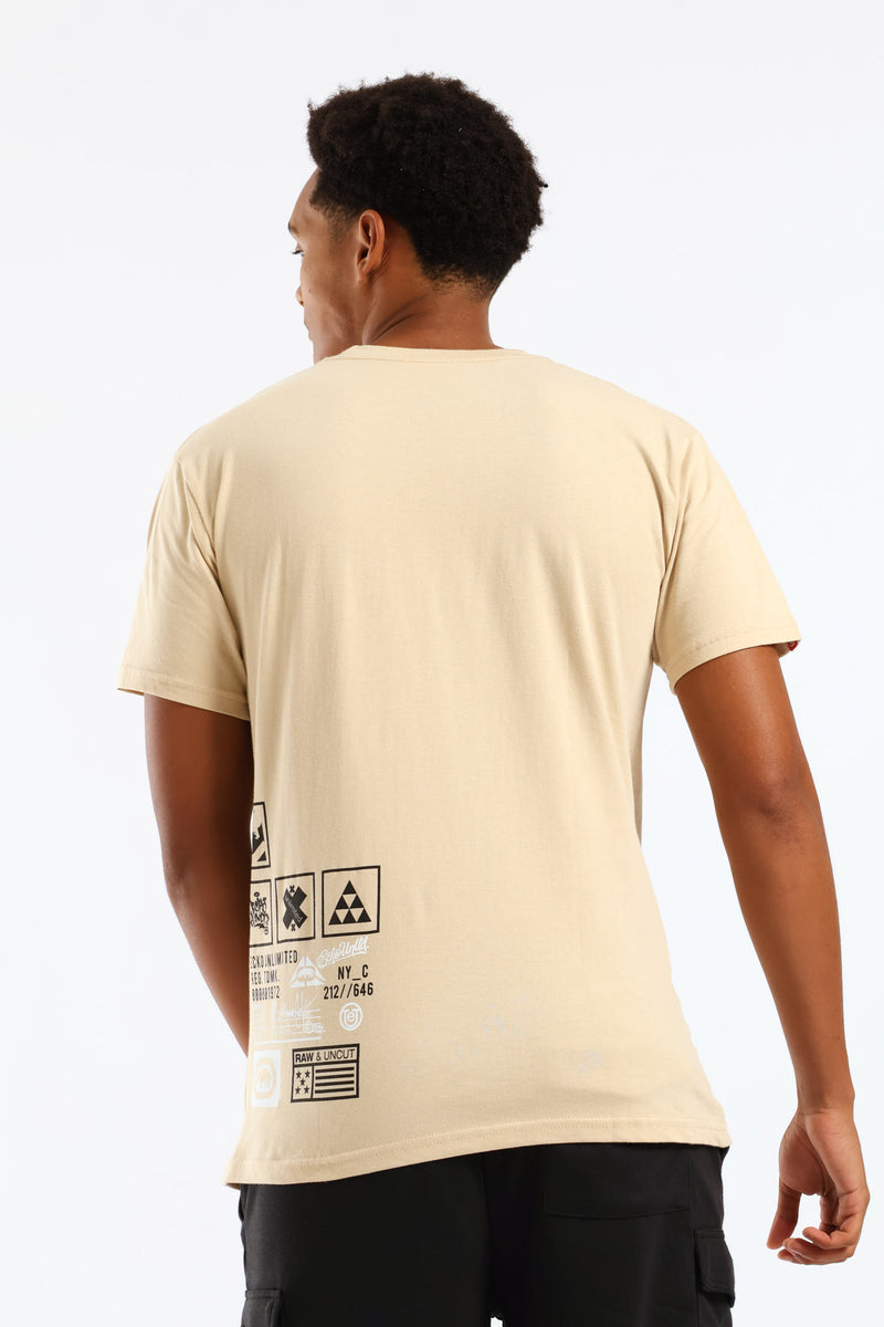 Uncut Tee - Brown