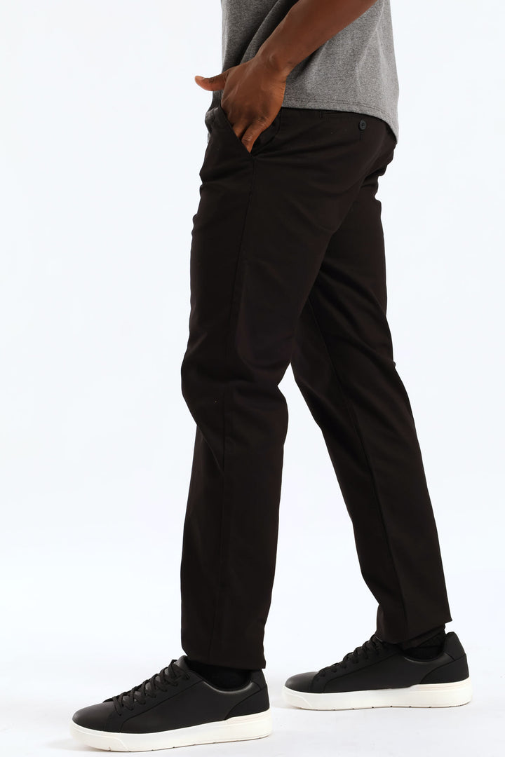 Slim Fit Chino - Black