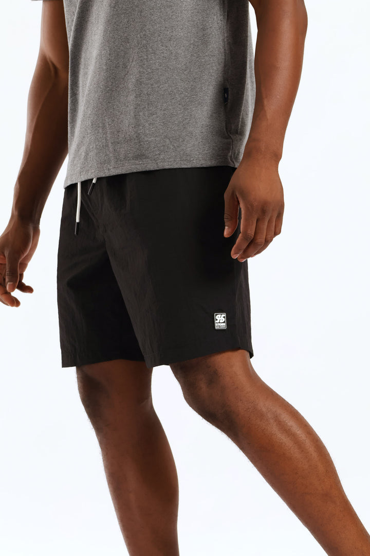 Plain Swim Short - Black