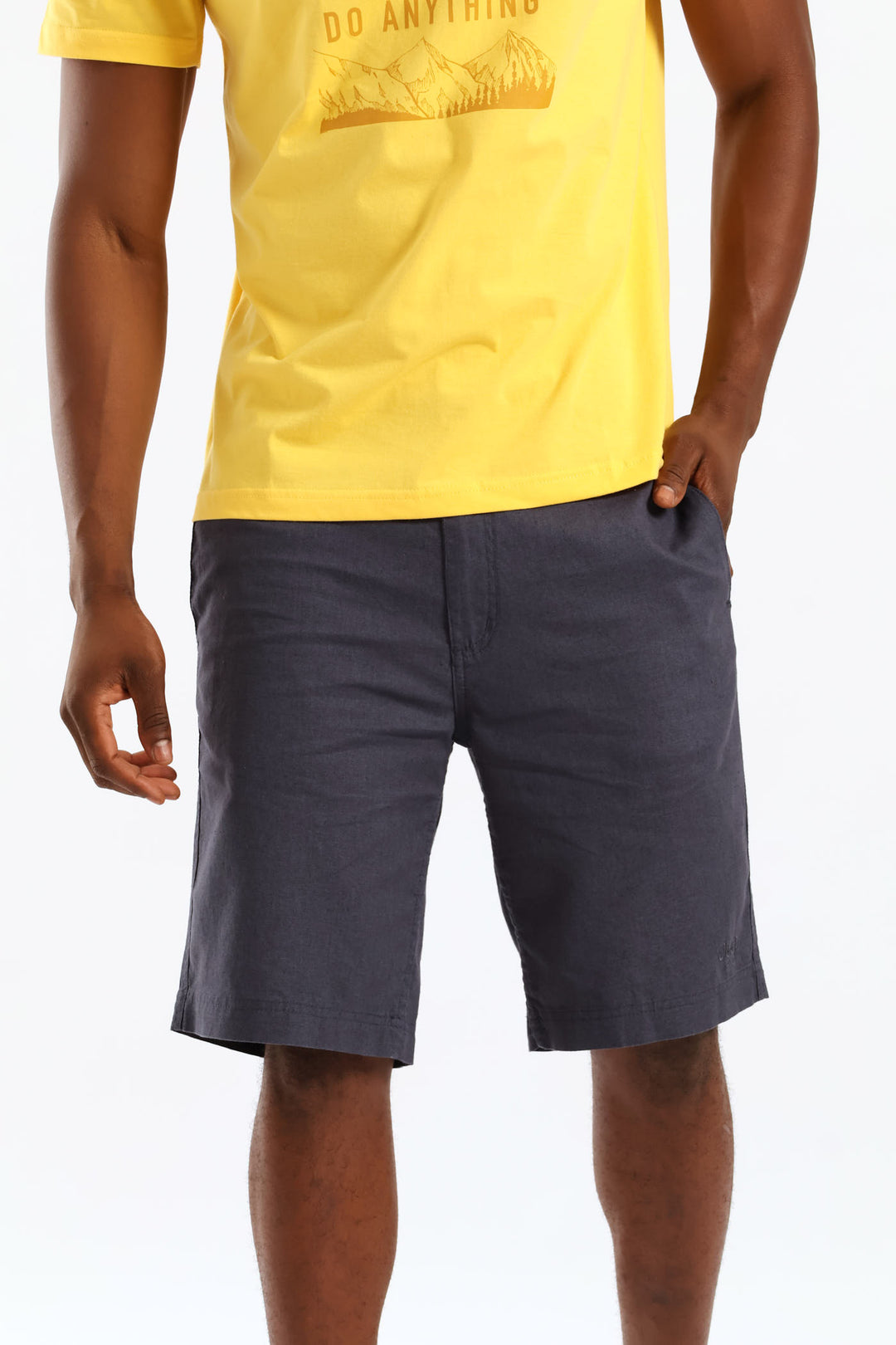 Linen Short - Navy
