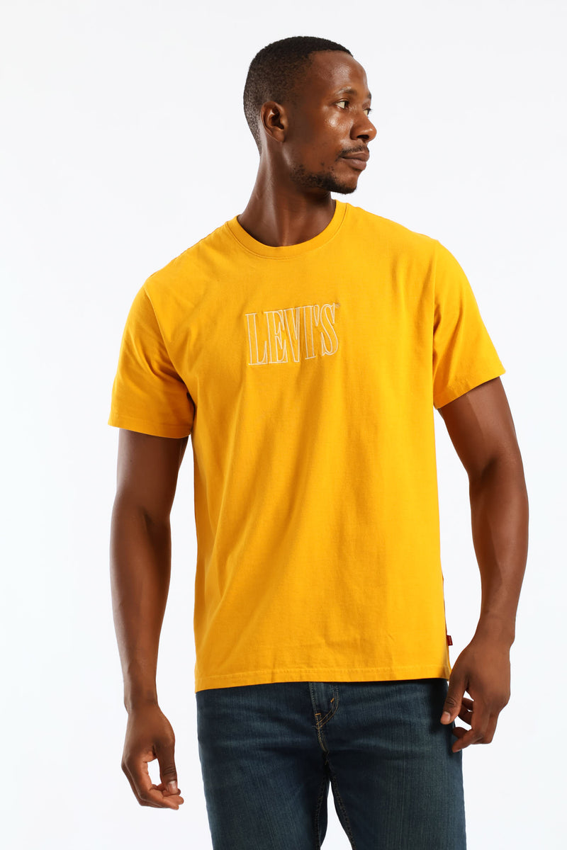 Relaxed Fit Tee - Mustard