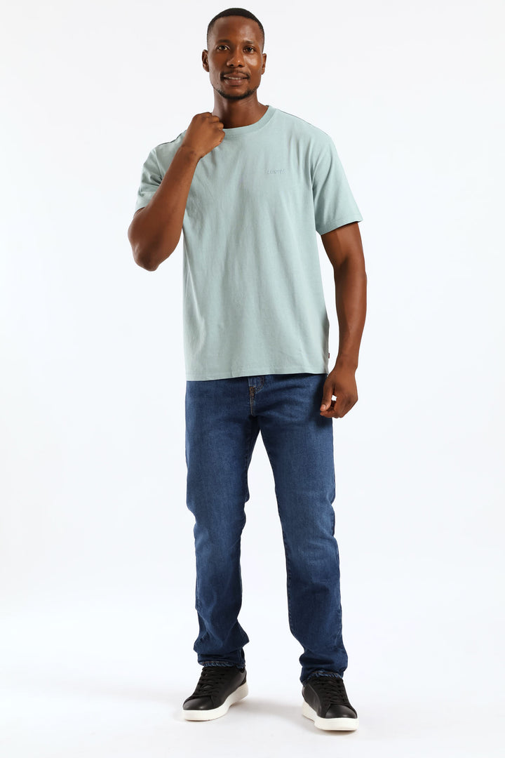 Red Tab Vintage Tee - Blue