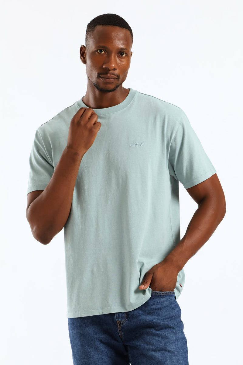 Red Tab Vintage Tee - Blue