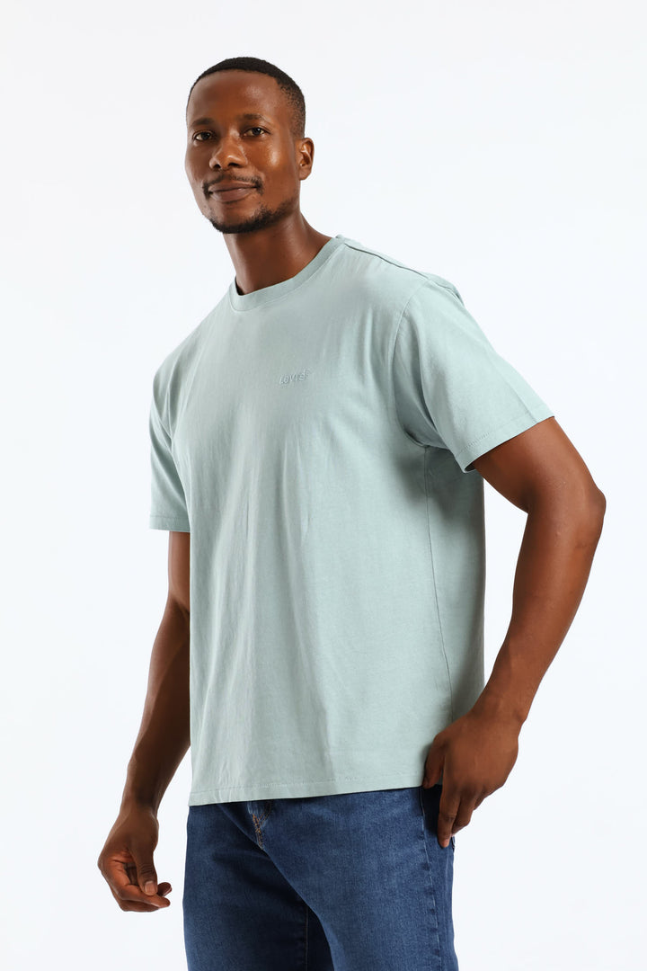 Red Tab Vintage Tee - Blue