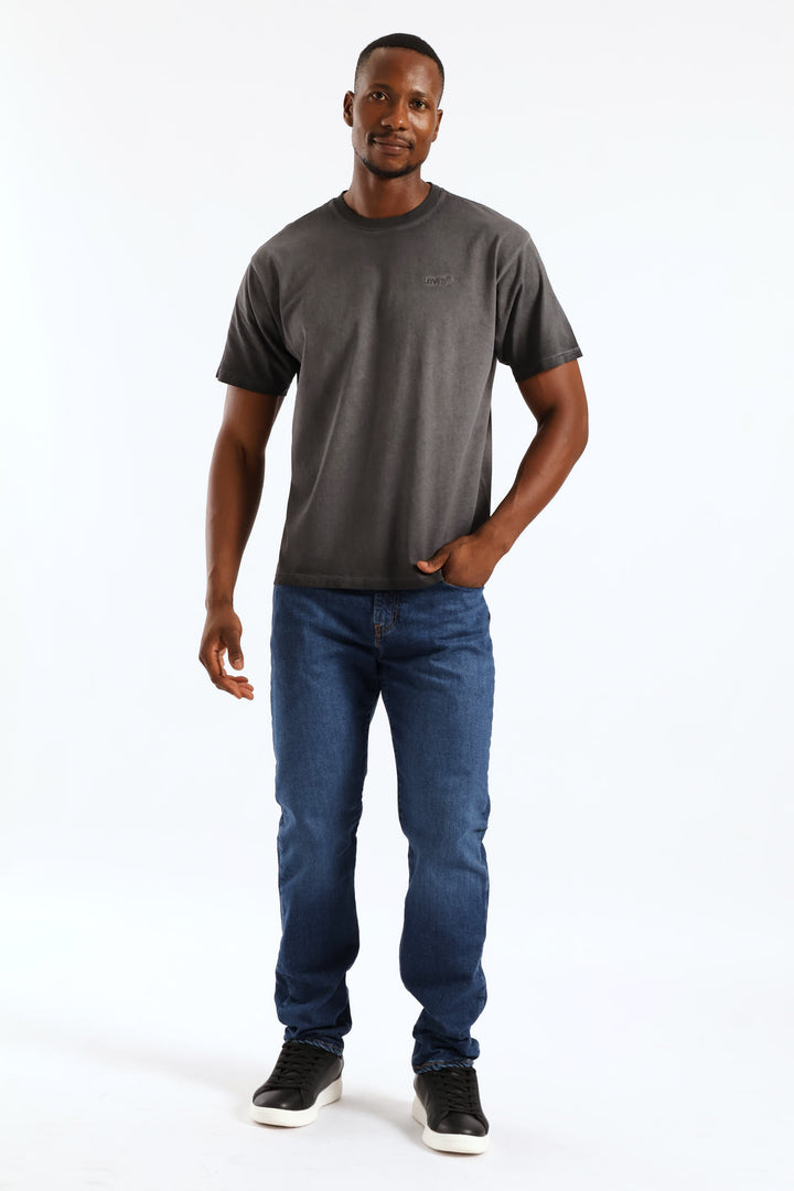 Red Tab Vintage Tee - Grey