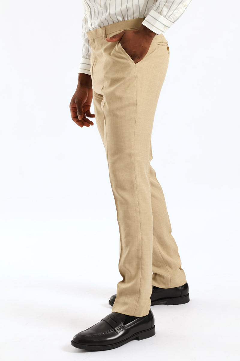 Slim Fit Essential Suit Trouser - Tan