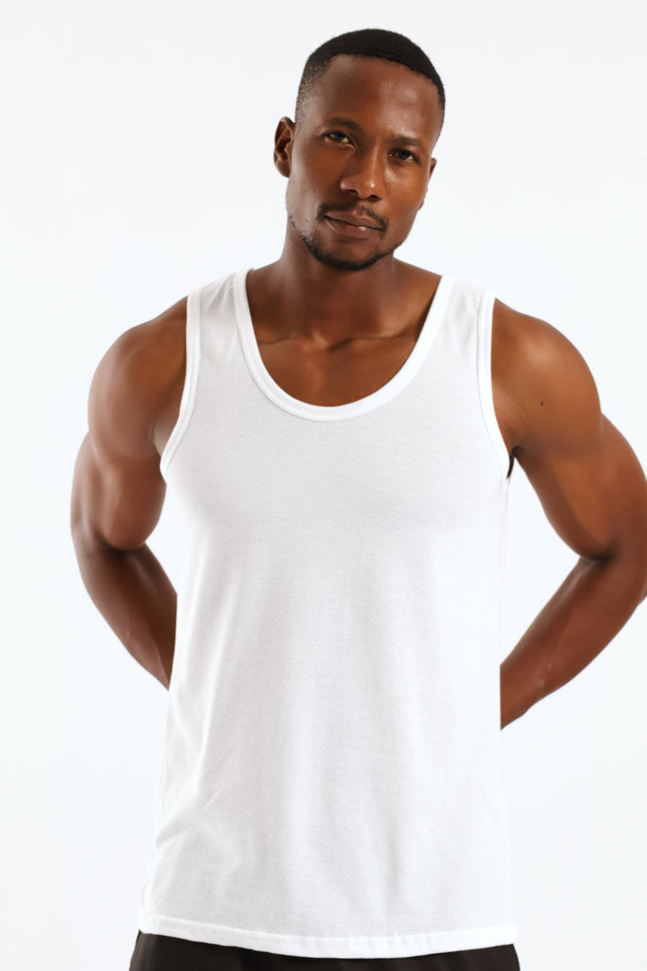 2 Pack Eyelet Vests - Black/White