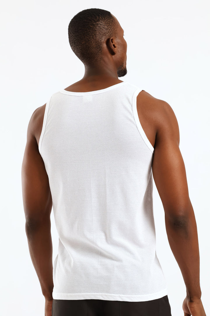 2 Pack Eyelet Vests - Black/White