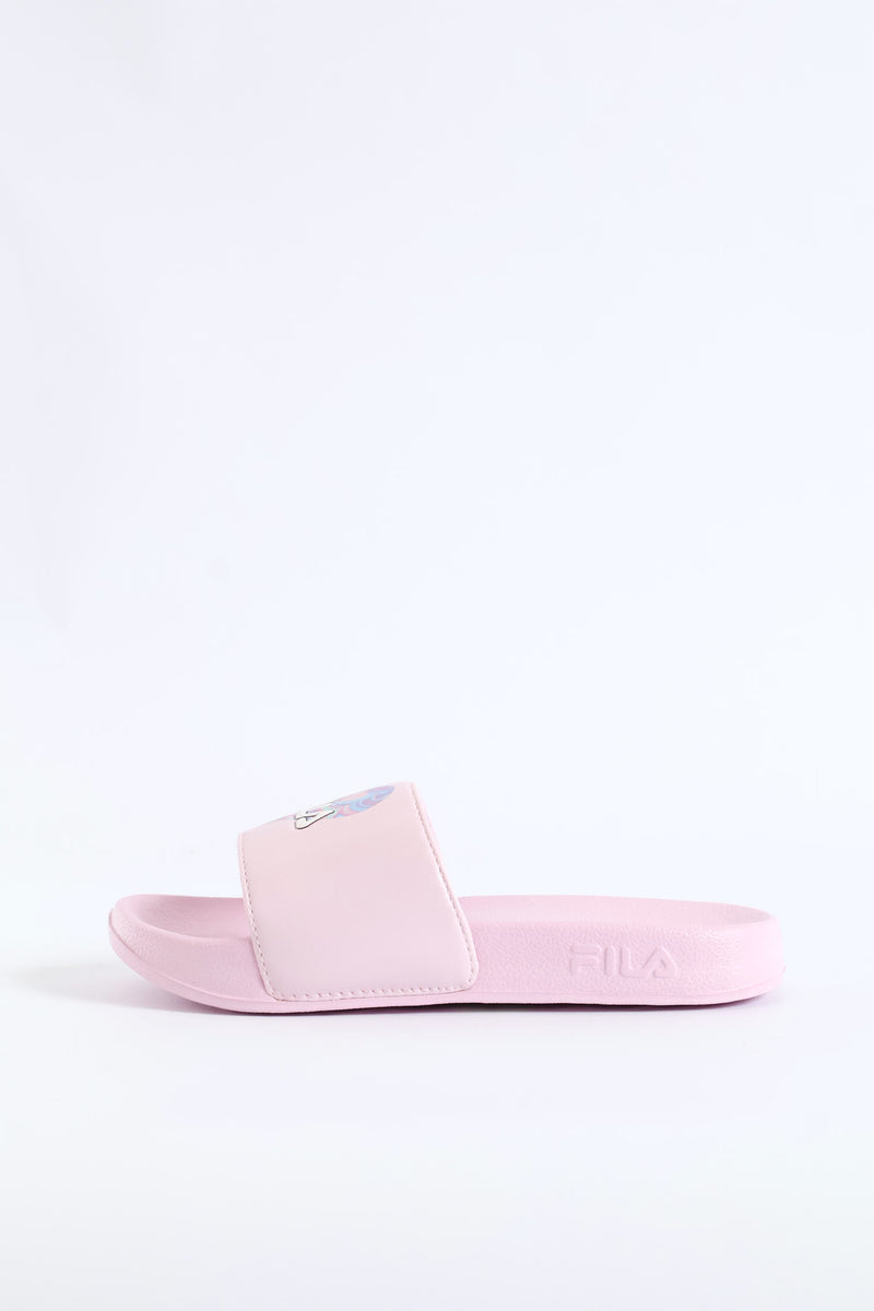 Girls Pool Sandal - Light Blue/Pink