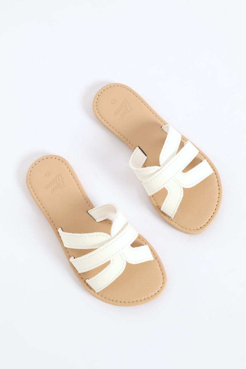 Girls Fashion Sandal - White