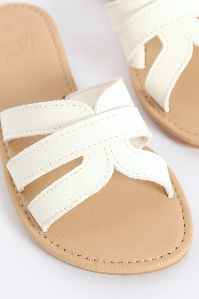 Girls Fashion Sandal - White