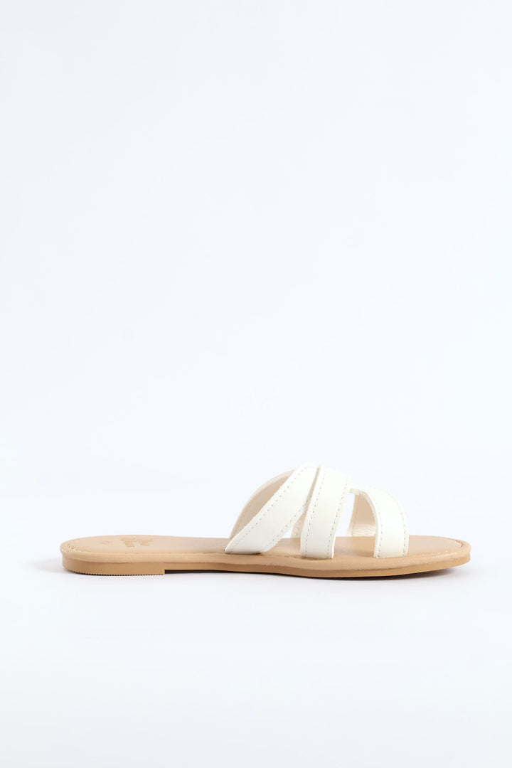 Girls Fashion Sandal - White