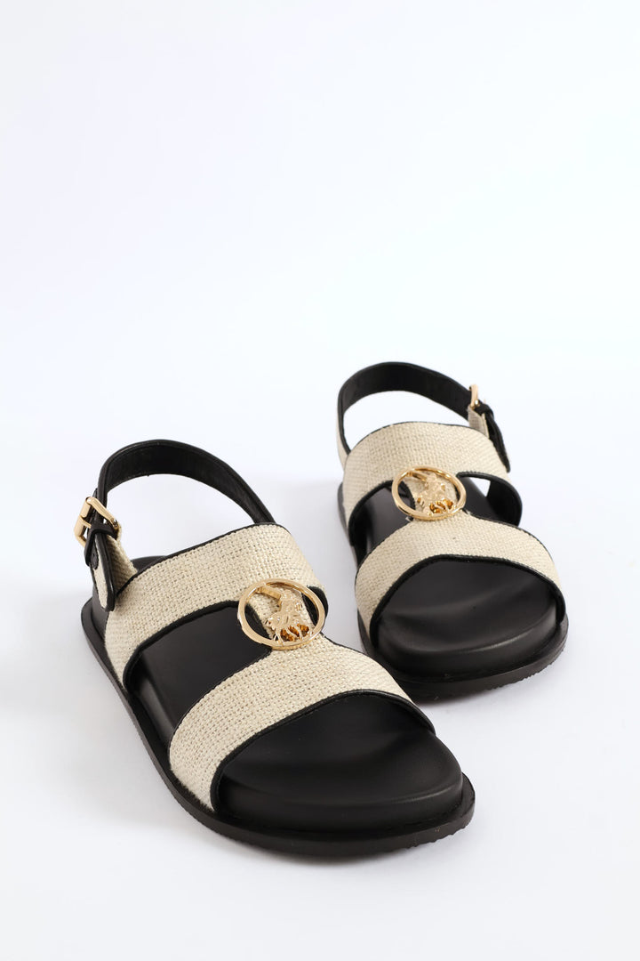 Moulded Trim Sandal - Off White