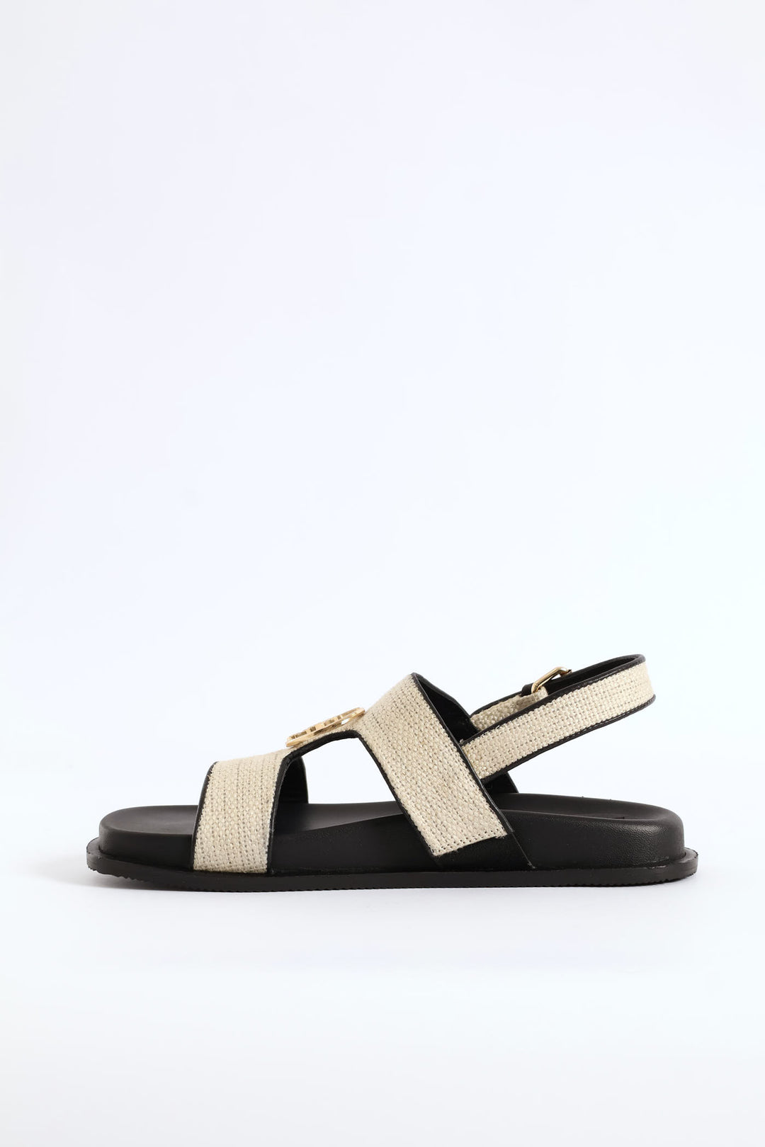 Moulded Trim Sandal - Off White