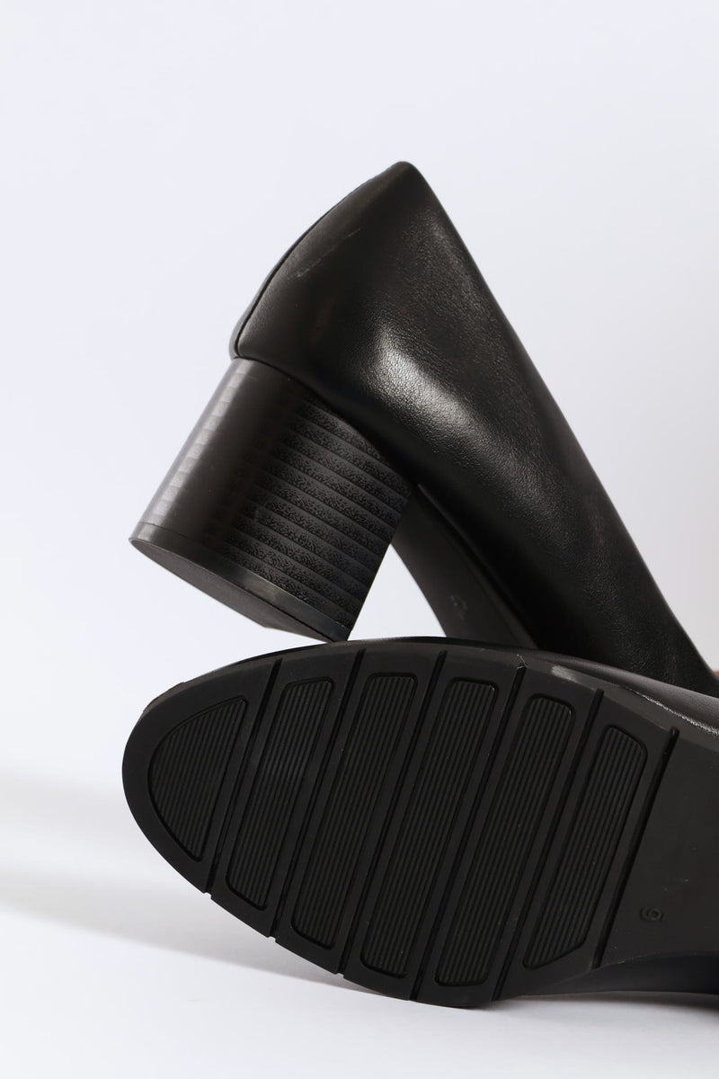 Court Heel - Black