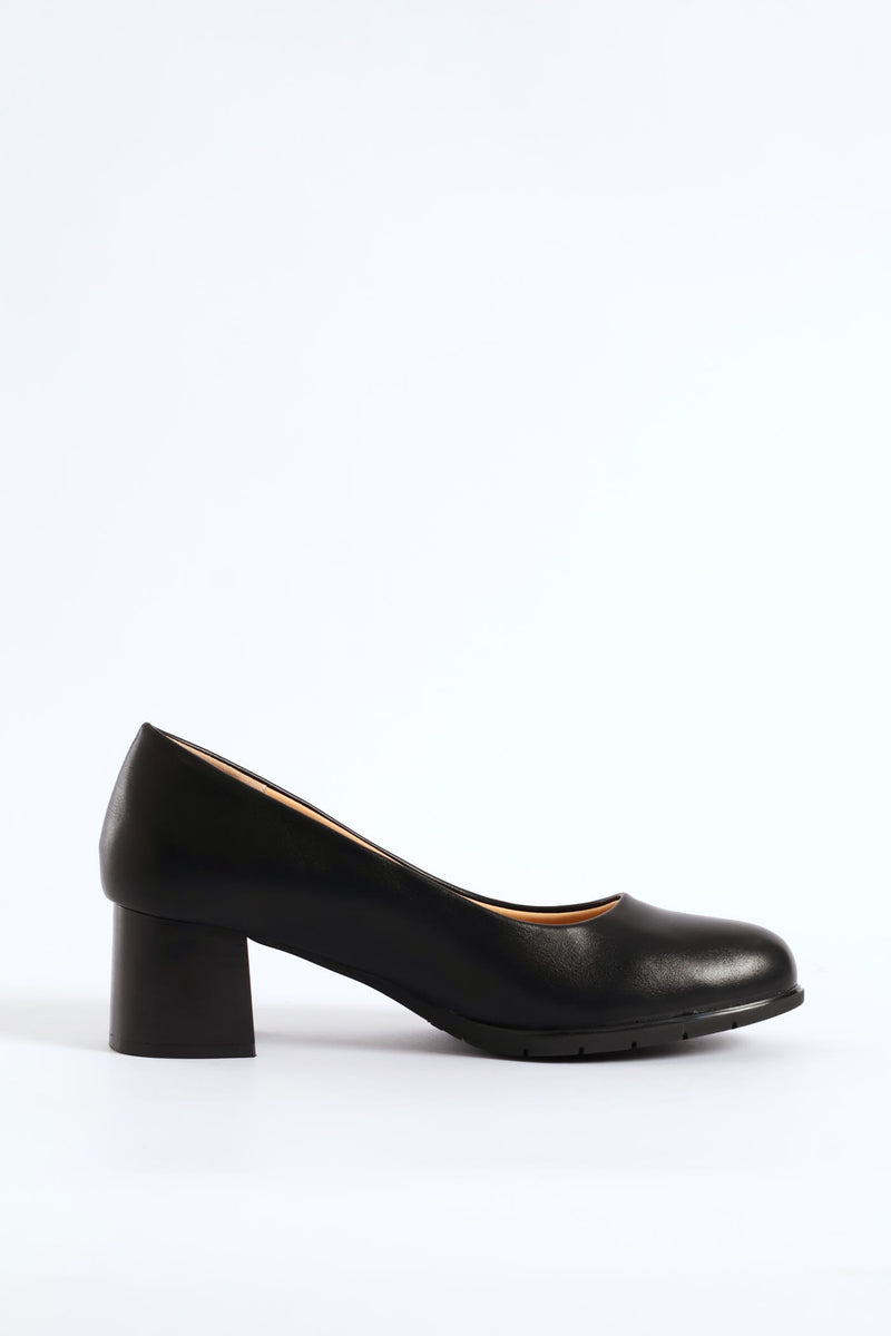Court Heel - Black