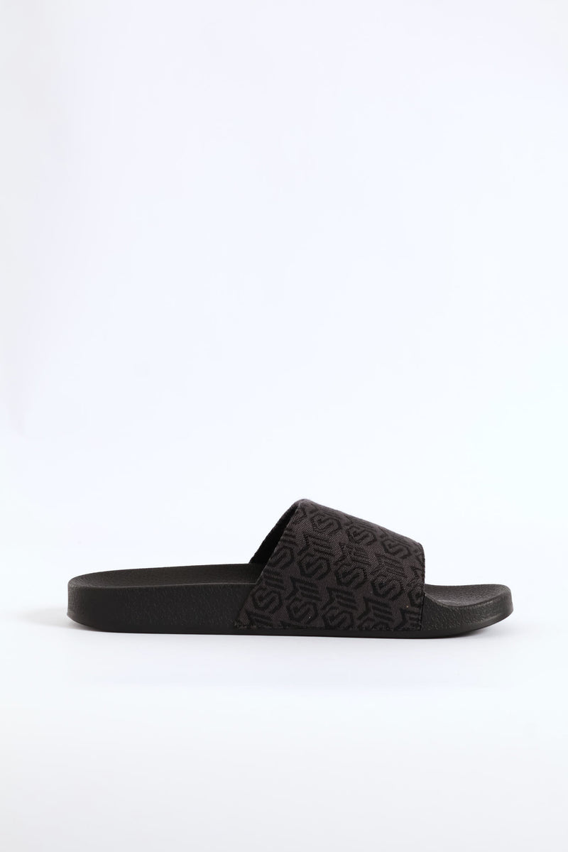 Speedup Logo Print Slide - Black