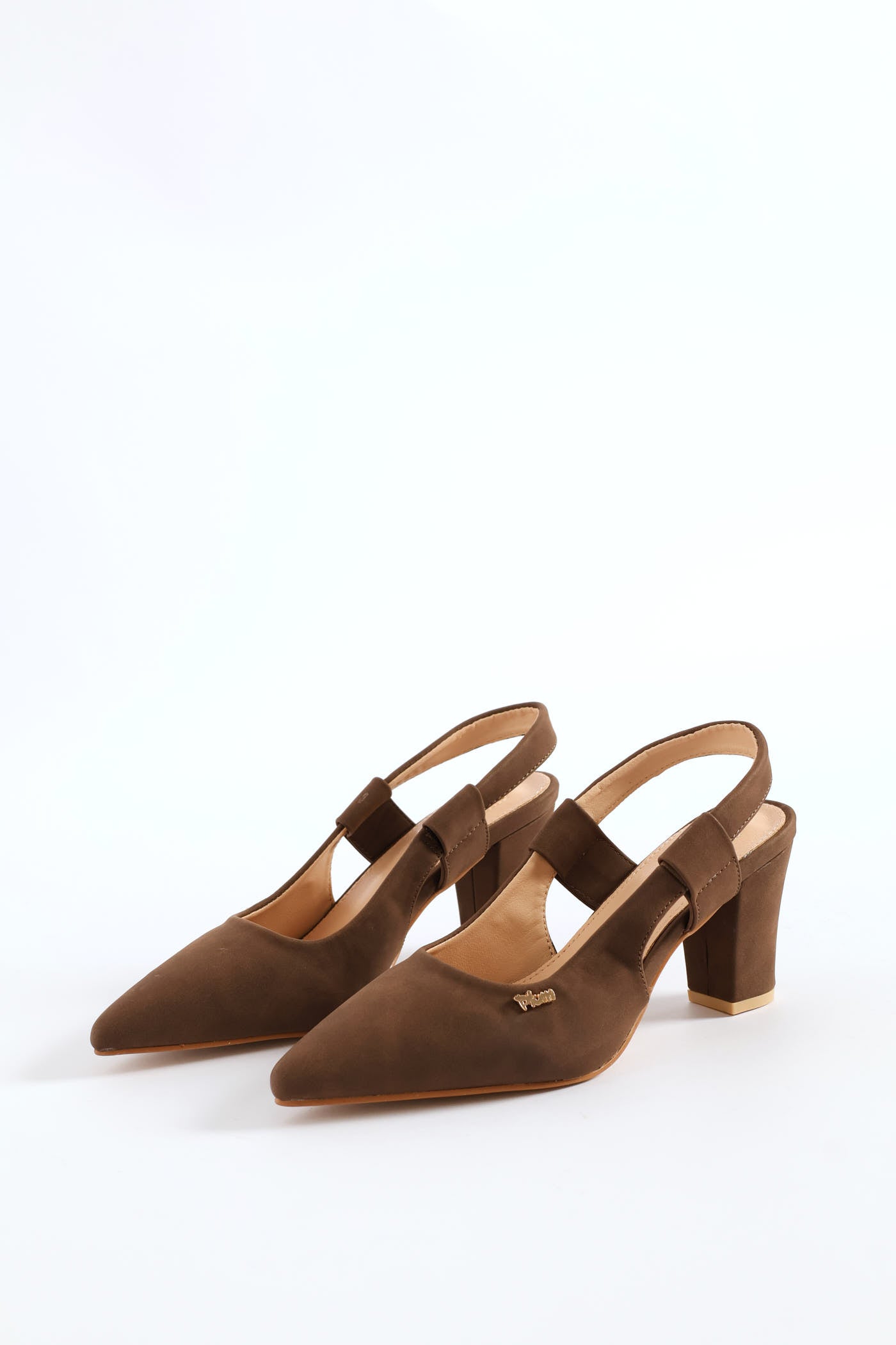 Ladies Ankle Strap Suede Heel - Chocolate – Edgars