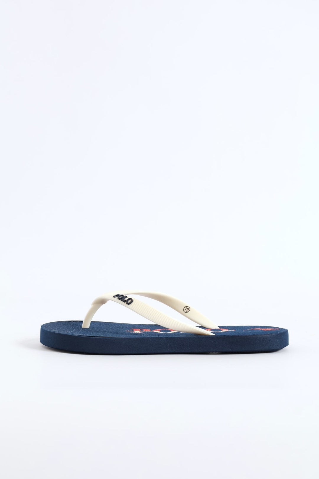 Boys Flip Flop - Navy/White