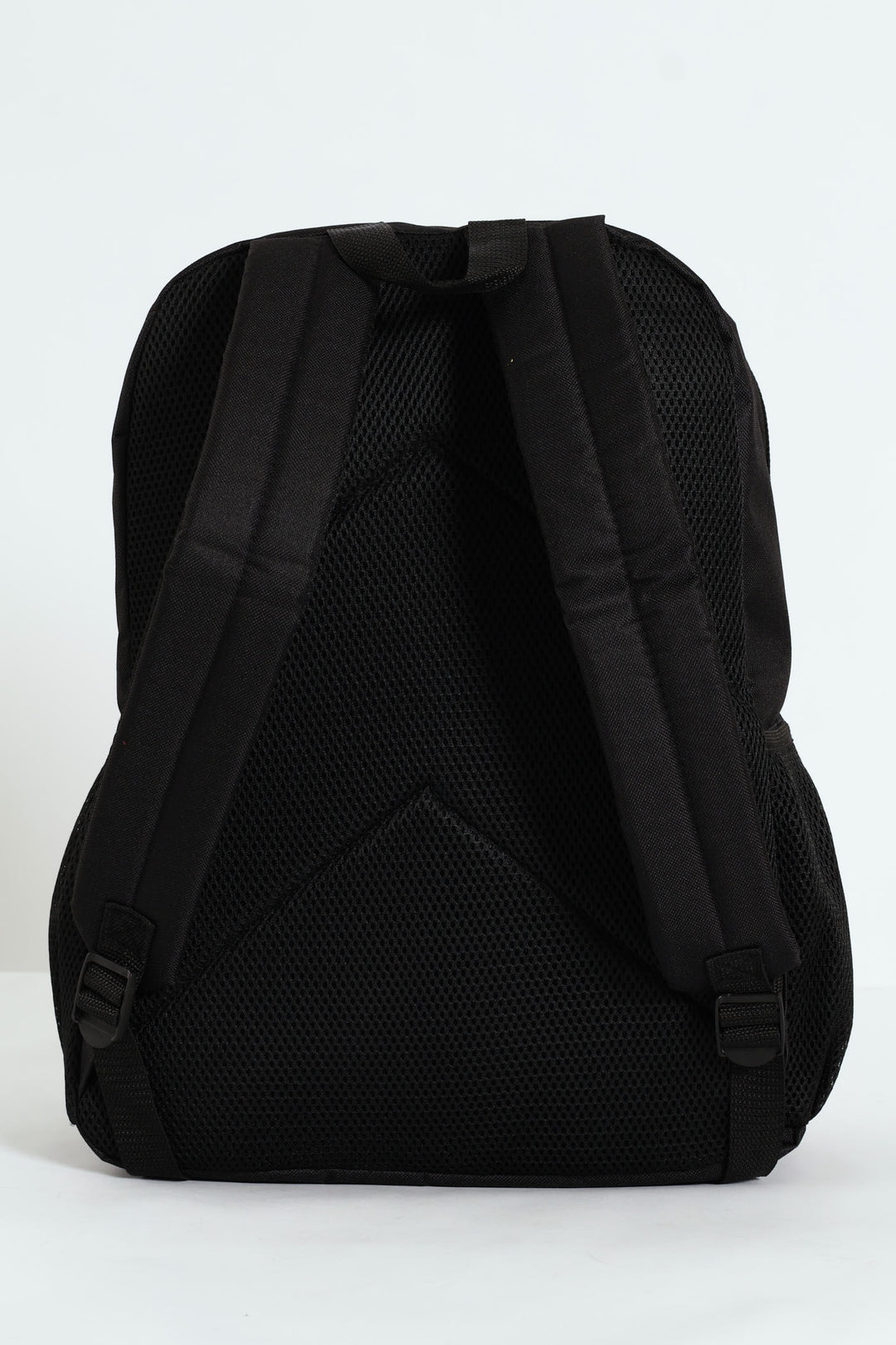 Solid Print Backpack - Black