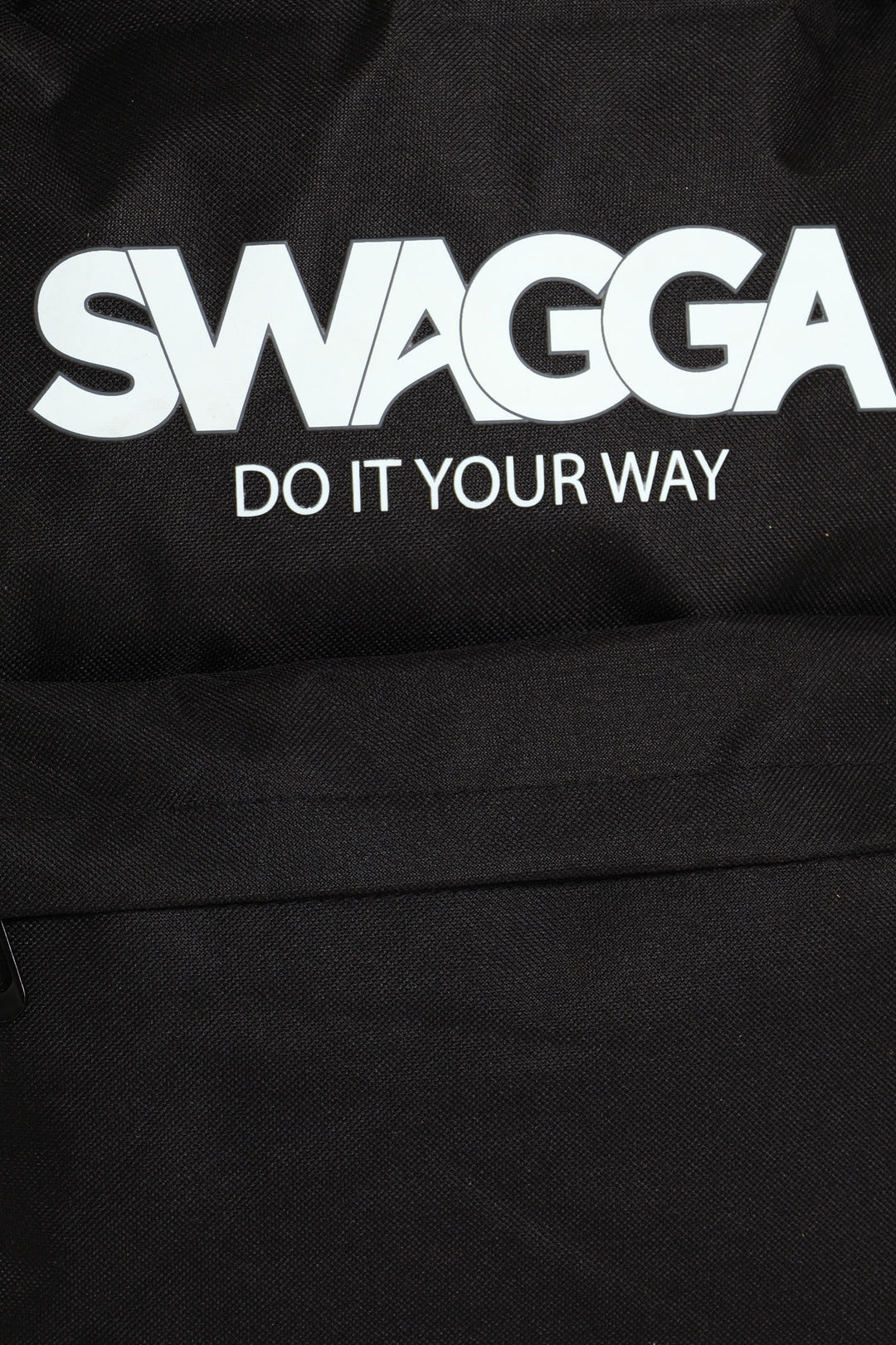 Solid Print Backpack - Black