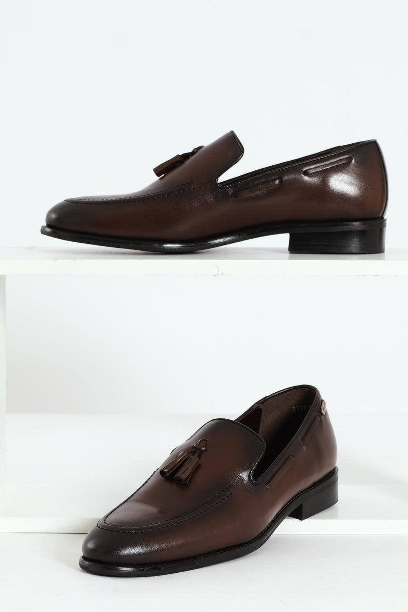 Tassle Loafer - Chocolate