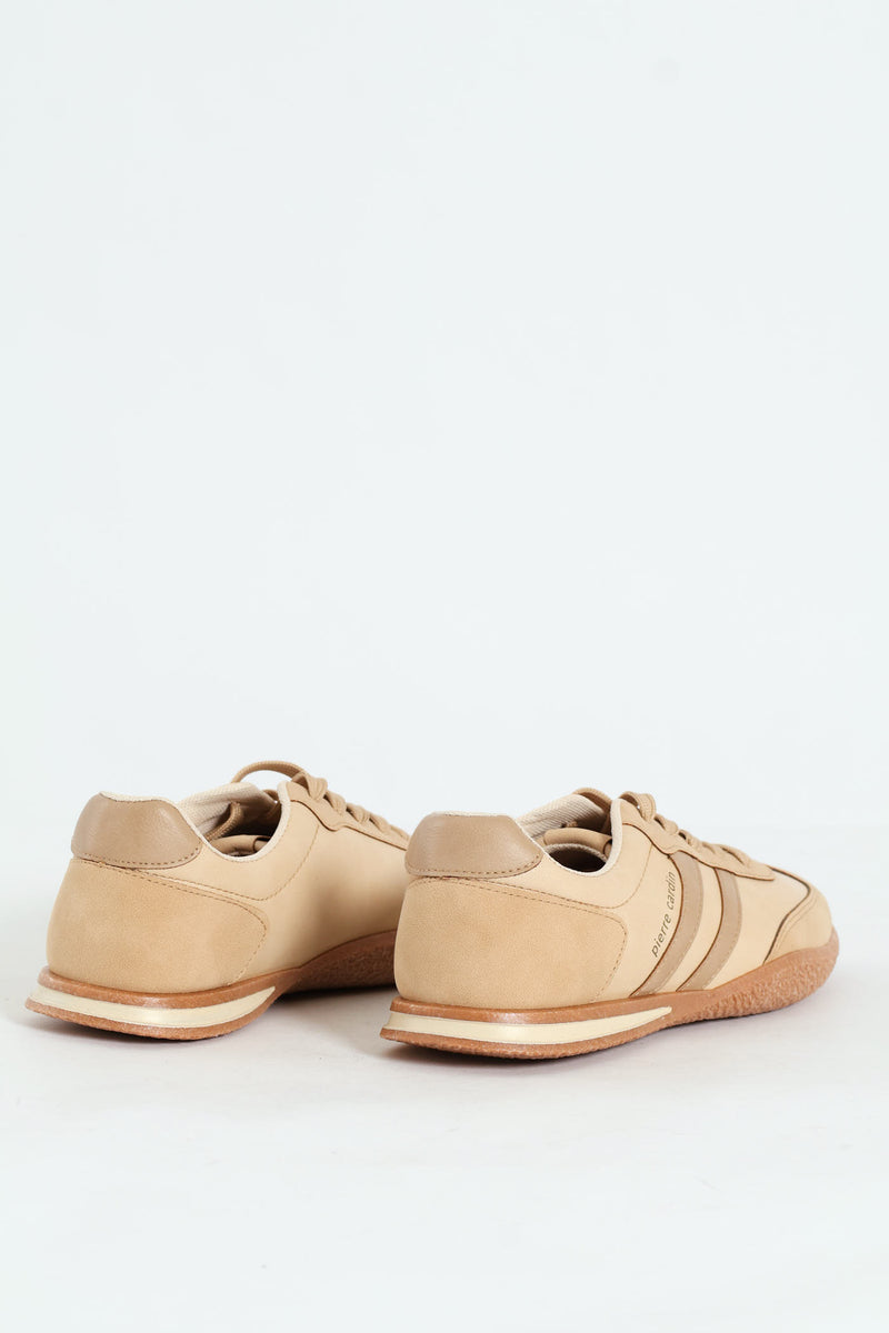 Wembi 1 Retro Lace Up Sneaker - Beige