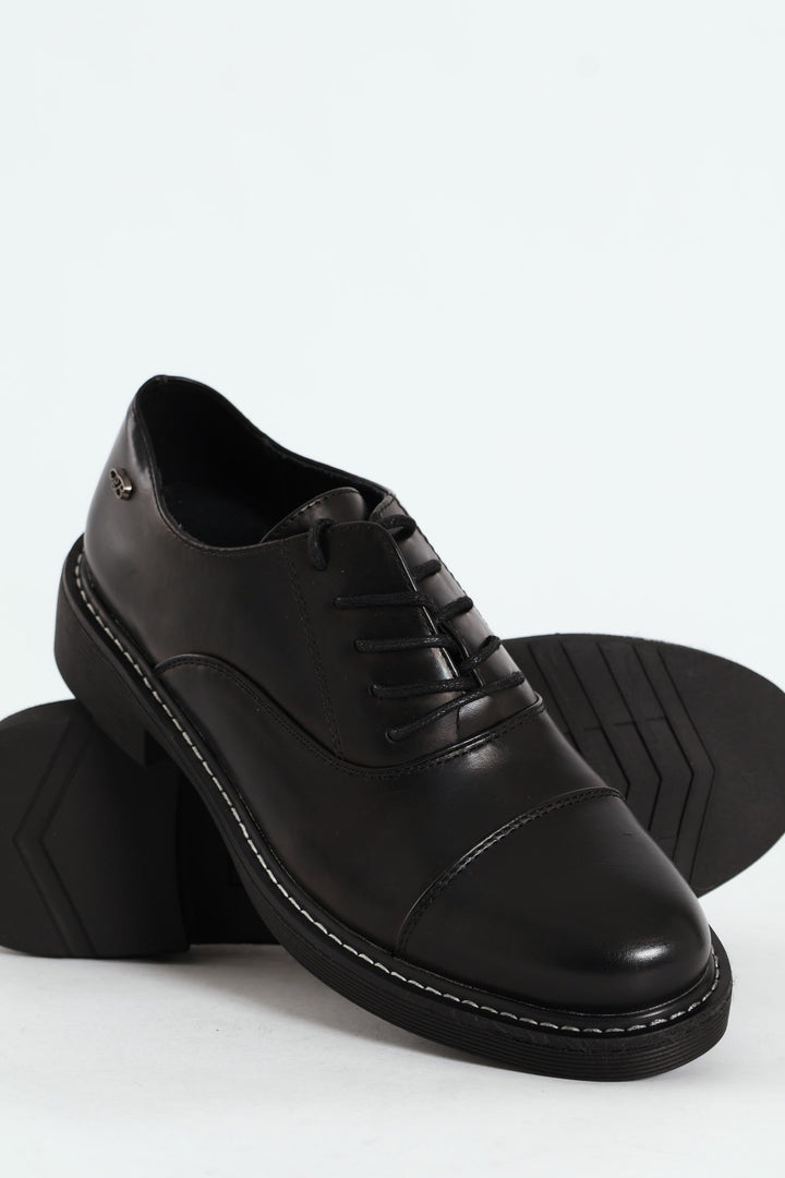 Princeton 1 Lace Up Oxford Shoe - Black