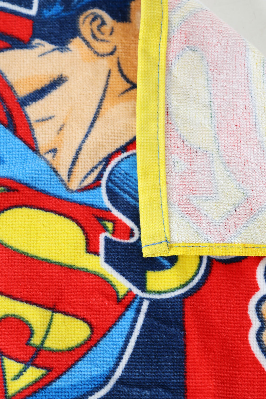 Pre-Boys Superman Face Cloth - Blue