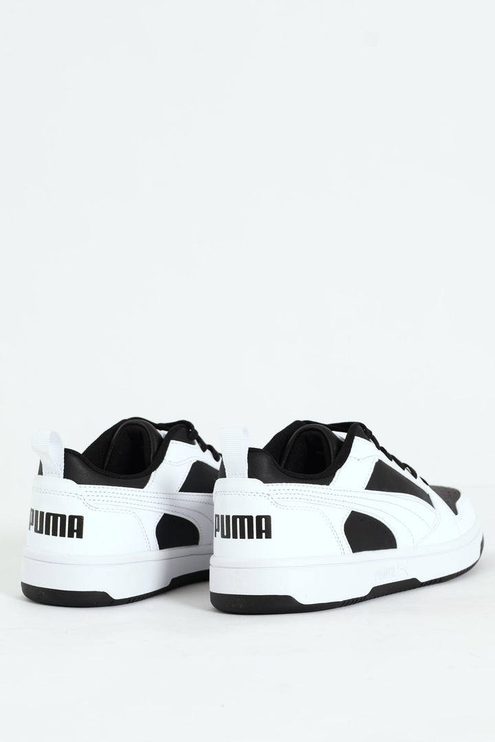 Rebound V6 Low Court Sneaker - Black/White