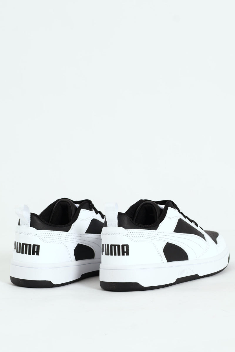 Rebound V6 Low Court Sneaker - Black/White