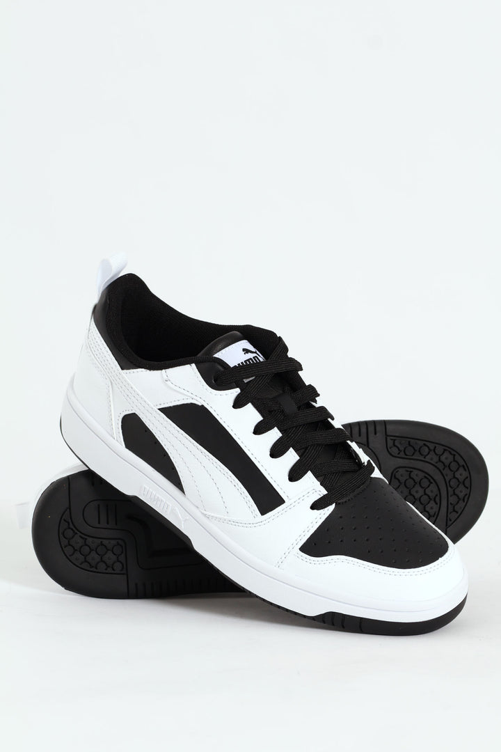 Rebound V6 Low Court Sneaker - Black/White