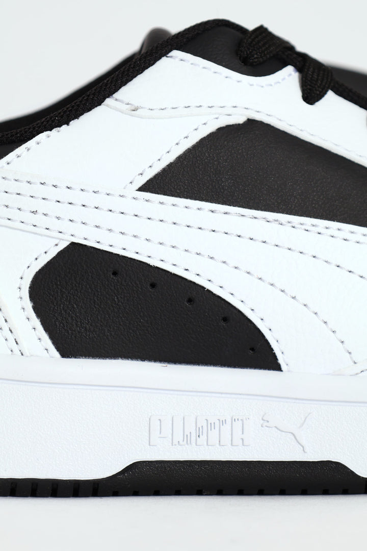 Rebound V6 Low Court Sneaker - Black/White