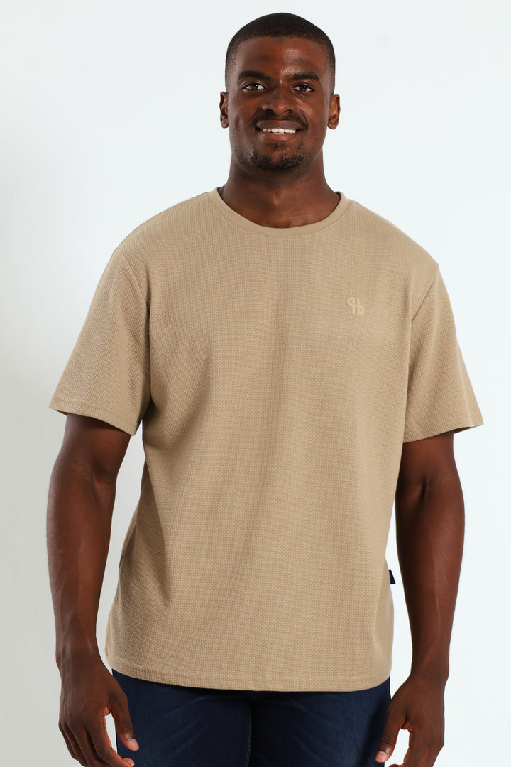 Pineapple Surf Int Crew Tee - Light Stone