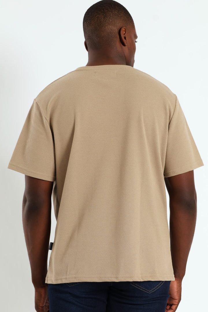 Pineapple Surf Int Crew Tee - Light Stone