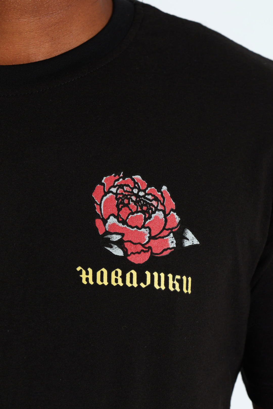 Tiger Back & Front Tee - Black