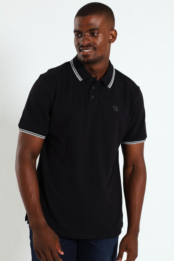 New Tipped Golfer - Black