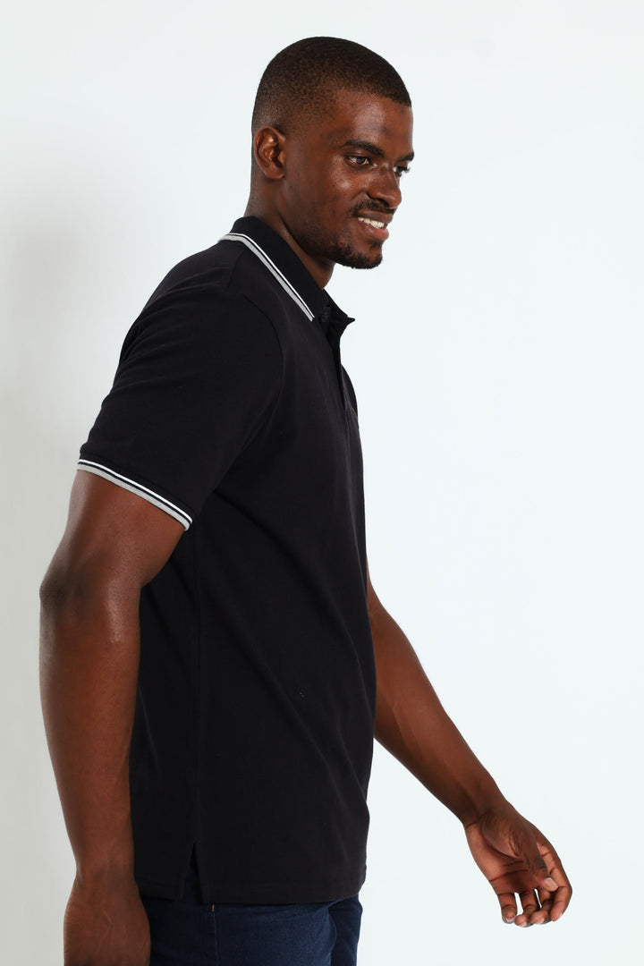 New Tipped Golfer - Black