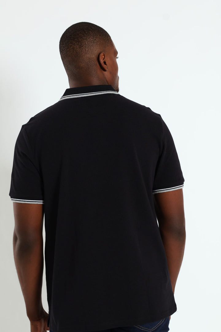 New Tipped Golfer - Black